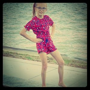 Girls Romper Size Small